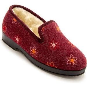Pantoufles fourrées laine femme Pédiconfort
