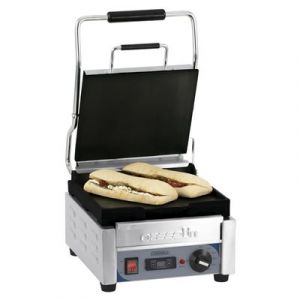 Casselin Grill Panini Petit Premium Lisse - Lisse avec minuteur