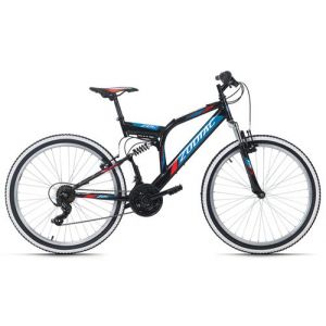 KS Cycling VTT tout suspendu 26" Zodiac noir TC 48 cm