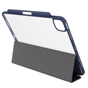Qdos Etui Folio Muse pour iPad Pro 11" 2022 (4th gen) / iPad Air 10.9" 2022 (5th gen) - Transparent Bleu