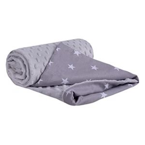 Medi Partners Couverture Bébés 100% Coton 75x100cm pour Enfant Minky Multifonctionnel Bilatéral Doux et Melleux pour Landaus