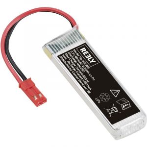 Reely Pack de batterie (LiPo) 3.7 V 600 mAh Nombre de cellules: 1 25 C Softcase BEC X946562