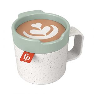 Image de Fisher-Price FisherPrice Mobile Tasse à café hochet et anneau de dentition Jouet fabriqué en matières recyclées