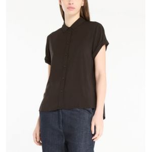 Chemise manches courtes Majan viscose Lenzing Ecovero tissée