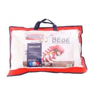 Dodo | Oreiller Enfant Douceur Coton 40x60 | Confort Moelleux | Oreiller b&eacute;b&eacute; et Tout-Petit | Doux et Respirant | Fabriqu&eacute; en France | Lavable en Machine &agrave; 40&deg;c