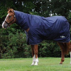 Weatherbeeta Couverture d'ext&eacute;rieur pour cheval avec couvre-cou d&eacute;tachable Saxon Defiant 600D Combo 300g