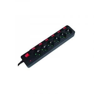 Logilink Lps233 Multiprise Intérieur 1,5 M 6 Sortie(S) Ca Noir