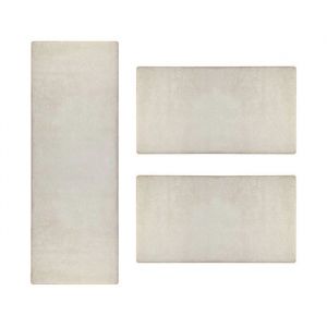 Karat - Descente de lit Sundae Crème 20 1 tapis 80 x 300 cm + 2 tapis 80 x 150 cm