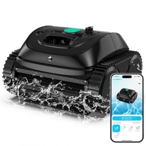 WYBOT C1 Robot Piscine Fond et Parois 150 Min Aspirateur Piscine avec Planification Intelligente des itinéraires, Nettoyage entièrement Automatique du Sol, des Lignes d'eau et des Murs, jusqu'à 150m²