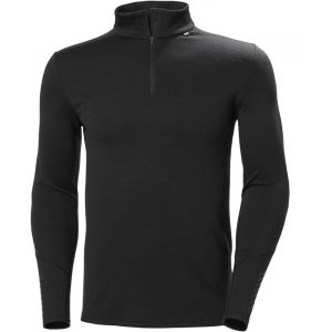 Image de Helly Hansen Lifa Merino Midweight 1/2 Zip Black Sous-vêtements techniques Homme