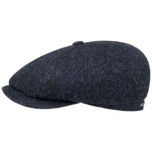 Stetson Casquette Hatteras Classic Wool noir-bleu 58 cm