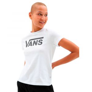 Vans T-shirt Flying V Crew (blanc) Femme Blanc, Taille S