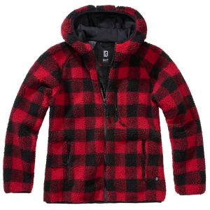 Brandit Veste Teddy XS Red / Black