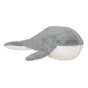 Peluc enfant Baleine, bleu, 26x64 cm