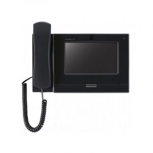 Aiphone Moniteur vidéo IXMV7HBLA - Ecran 7" - Avec combiné - Boucle magnétique - Noir