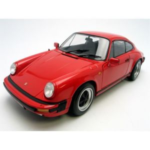 Minichamps Voiture Miniature de Collection 1/18 - PORSCHE 911 3.2 Carrera - Coupe - Red