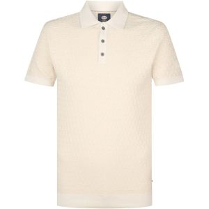Petrol industries Knitted Polo Oceanstone Ecru Beige Blanc cassé taille XXL