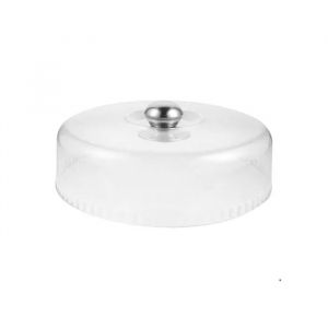 Cloche &Agrave; G&acirc;teau - Nikcorp - 28 Cm - Plastique Transparent - Sans Bpa - R&eacute;sistante Aux Chocs