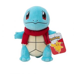 Jazwares Pok&eacute;mon - Peluche Carapuce Avec Prot&egrave;ge-Oreilles 20 Cm