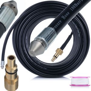 Parkside Tubo per pulizia fognature da 15 m compatibile con Lavor (nuovo tipo) phd