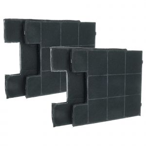 Vhbw 4x Filtres &agrave; charbon actif compatible avec Amica OKC 6462 I, OKC 6412 W, OKC 6412 I, OKC 623 S, OWC 931 G, OKC 6462 W hotte aspirante