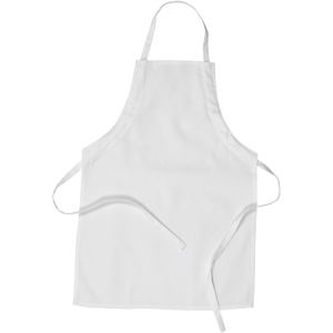 Creotime Tablier pour enfant à personnaliser - Blanc - 43 x 61 cm - 1 pce