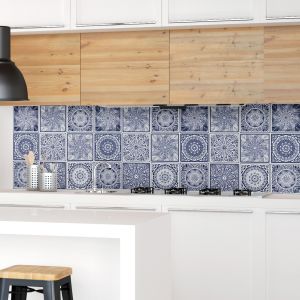 Esschert design 9 stickers carrelages ethnique Metztli