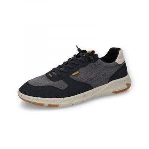 DOCKERS Baskets de by Gerli - Split - Baskets en Toile Noires - EU41 à EU47 - pour Homme - noir/gris