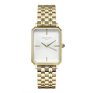 Image de Rosefield Montre Femme Octagon - OCWSG-O40 Bracelet Acier Doré