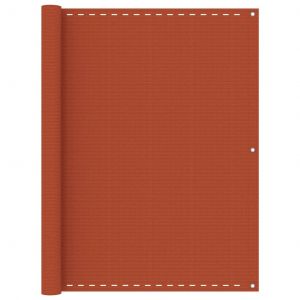 VidaXL Écran de balcon Orange 120x600 cm PEHD
