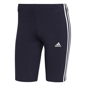 Adidas Collant Bike - Bleu Marine/blanc Femme, pointure Small - Bleu - Taille Small