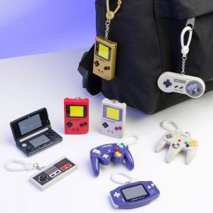 Paladone Nintendo Porte Cles Mystere Console Presentoir De 24pcs