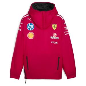 Puma Veste sf team réversible homme cerise foncée