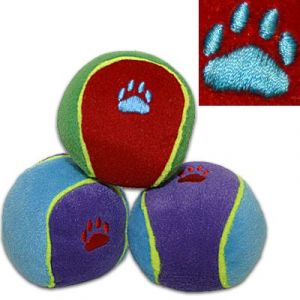 Trixie 3x Balles de jeu colorées pour chien