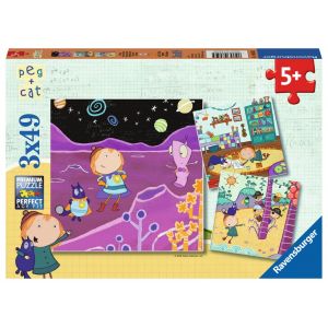 Ravensburger 3 Puzzles - Peg + Cat