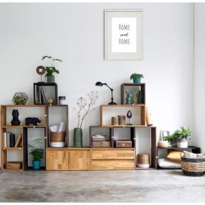 Shot Cadre Photo Home sweet home 30x40cm avec P e Partout Tableau Bois Verre (BLANC)