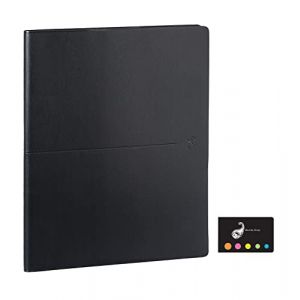 Oxford Lot Agenda First 2024 Semainier 24x32cm Noir Français + 1 Index Adhésif Blumie