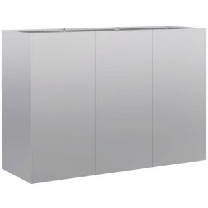 VidaXL Jardini&egrave;re 120x40x80 cm acier galvanis&eacute;