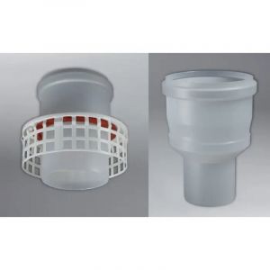 Atlantic Adaptateur pour chemin&eacute;e Perfinox B23P - Diam. 80/110 mm - 1 pi&egrave;ce - 570104