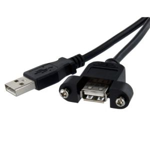 StarTech.com USBPNLAFAM1 - Rallonge de câble USB à 4 broches type A (M) vers USB à 4 broches type A (F) 30 cm