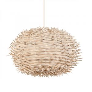 Image de Kosmi Suspension ROTIN naturel TINOS forme oursin 50cm