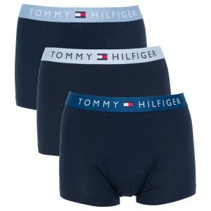 Tommy Hilfiger Lot de 3 boxers coton stretch ceinture contrastante