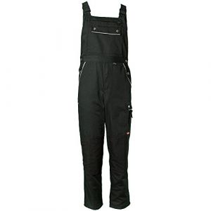 Planam Salopette,Canvas,320 g/qm, Taille 56,noir