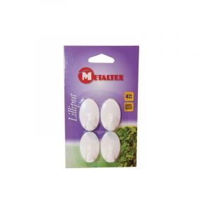 Metaltex Crochet adh&eacute;sif - lot de 4 - Crochet adh&eacute;sif, Support adh&eacute;sif