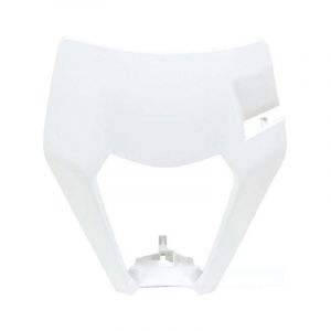 Image de Racetech Plastique plaque phare RTech KTM 125 EXC 17-19 blanc (couleur OEM Six