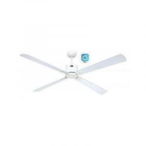 Casafan Ventilateur De Plafond Avec Wifi Eco Neo Iii 152cm 943337w Argent / Argent Et Wengé