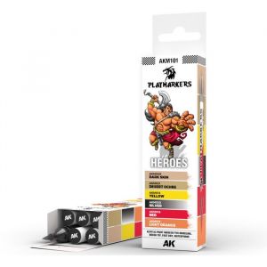 Marqueurs de peinture AK Interactive Heroes (x6)
