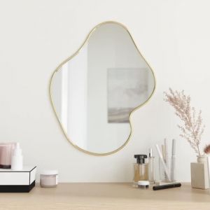 VidaXL Miroir mural Doré 50x40 cm Doré