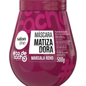 Salon line #Todecacho Máscara Matizadora Marsala Roxo 500g