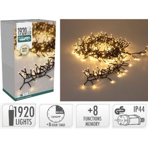 Lumi&egrave;res de No&euml;l Treecluster - 1920led - Blanc